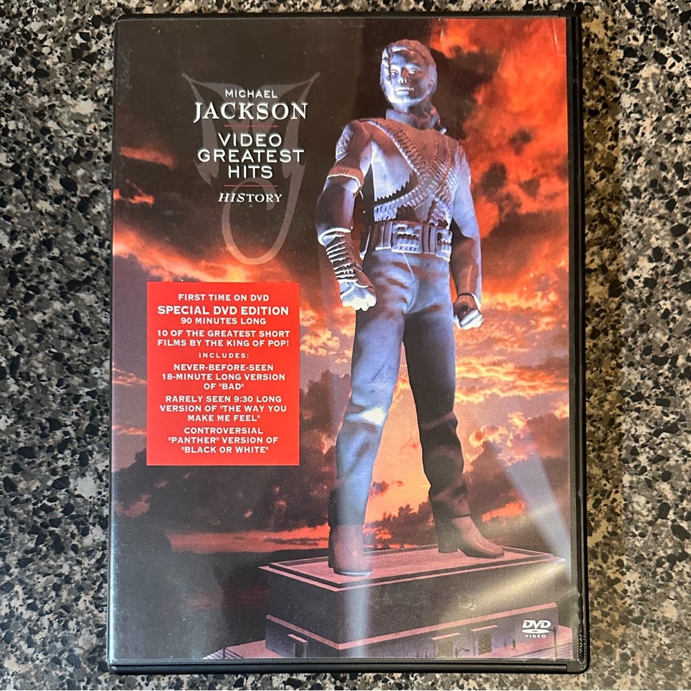 Michael Jackson Video Greatest Hits History DVD